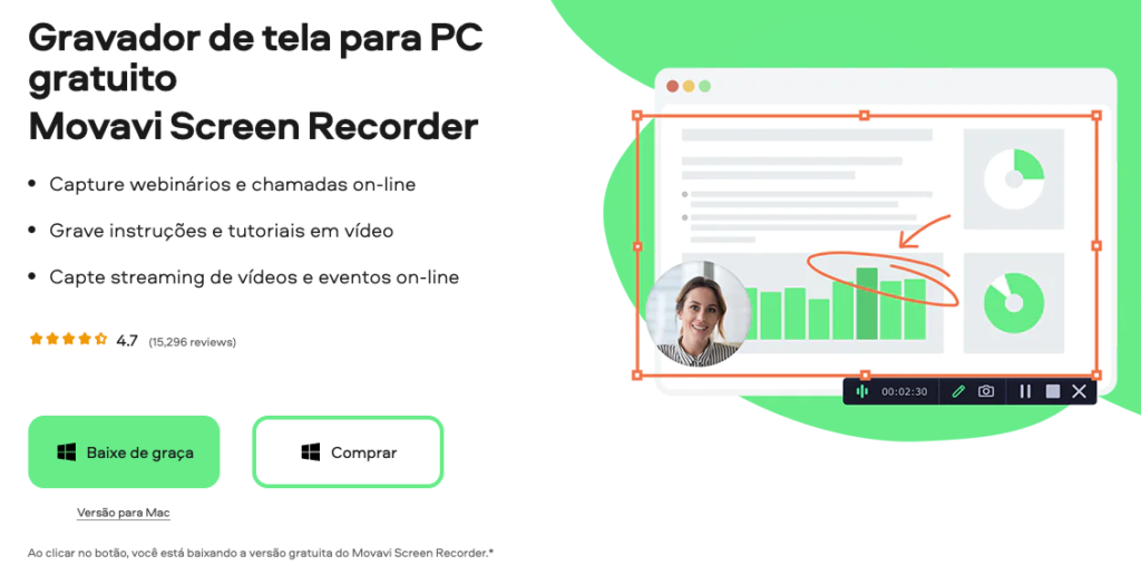 Gravador de Tela: grave a tela do seu pc grátis